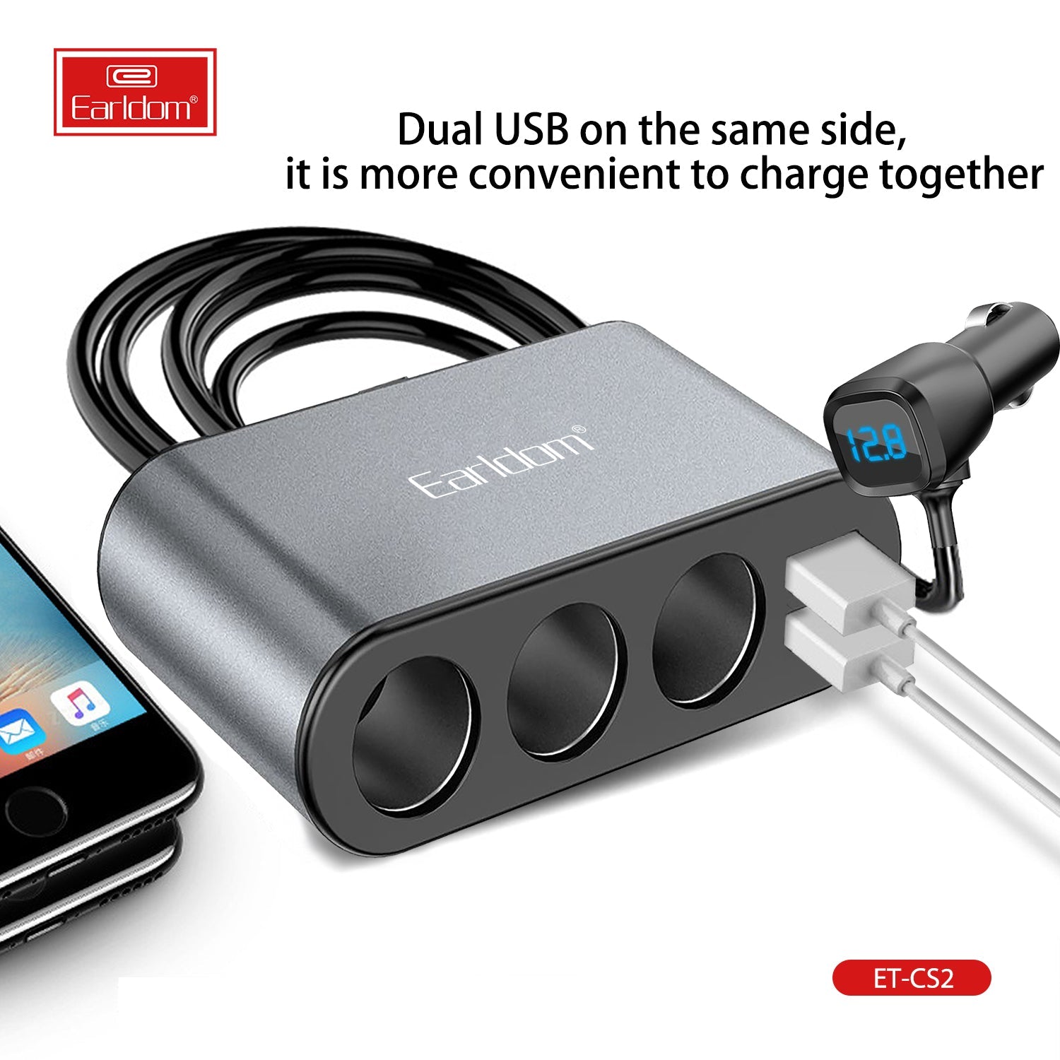120W 1USB 3socket Car Socket 120W 1USB 3socket Car Socket